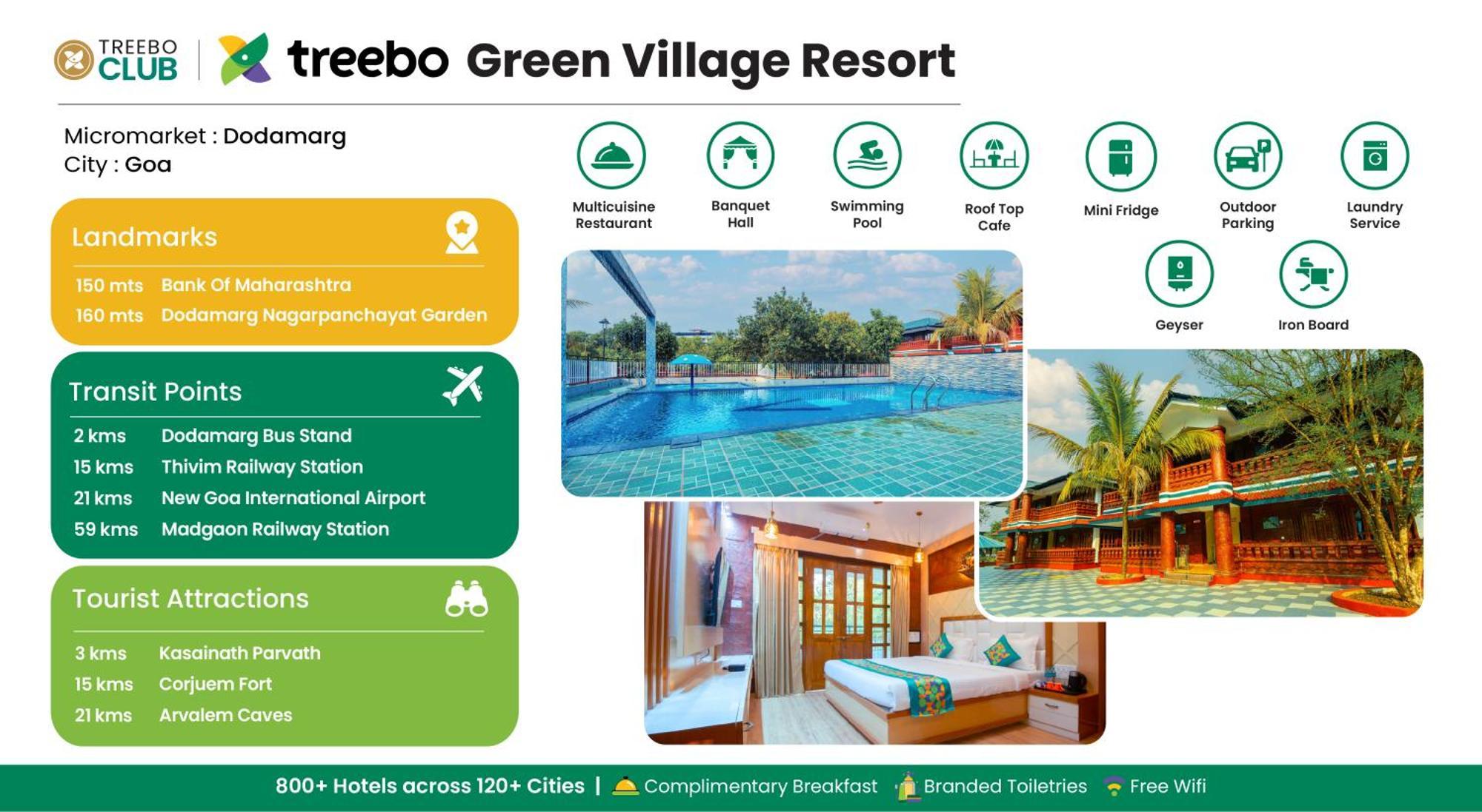 Treebo Green Village Resort - Goa Maneri  外观 照片